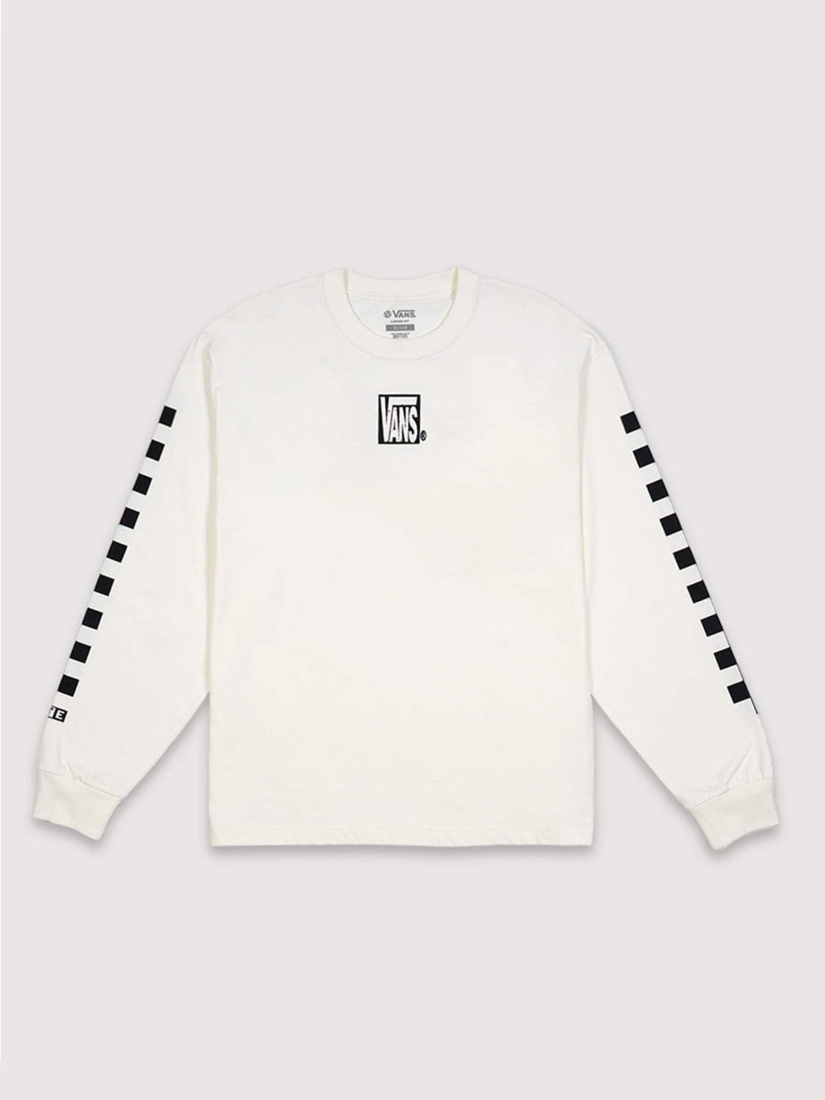 Polera M/L Hombre Mte Teamteam Blanco Vans