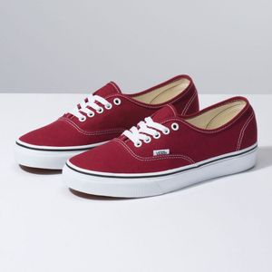 vans authentic hombre rojas