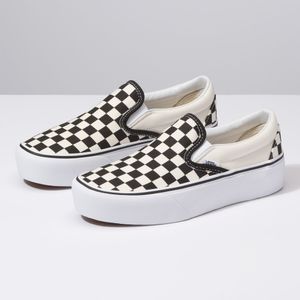 vans slip on mujer blanco