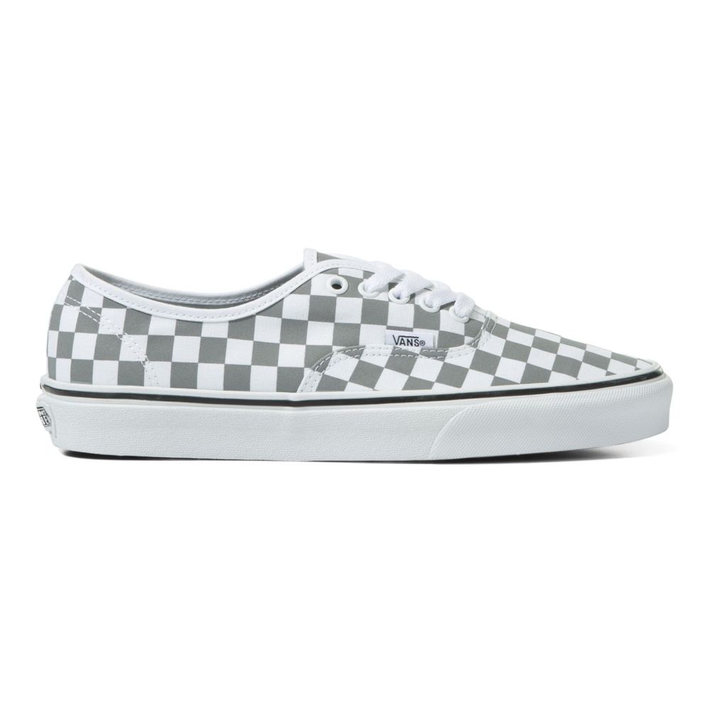 checkered reflective vans